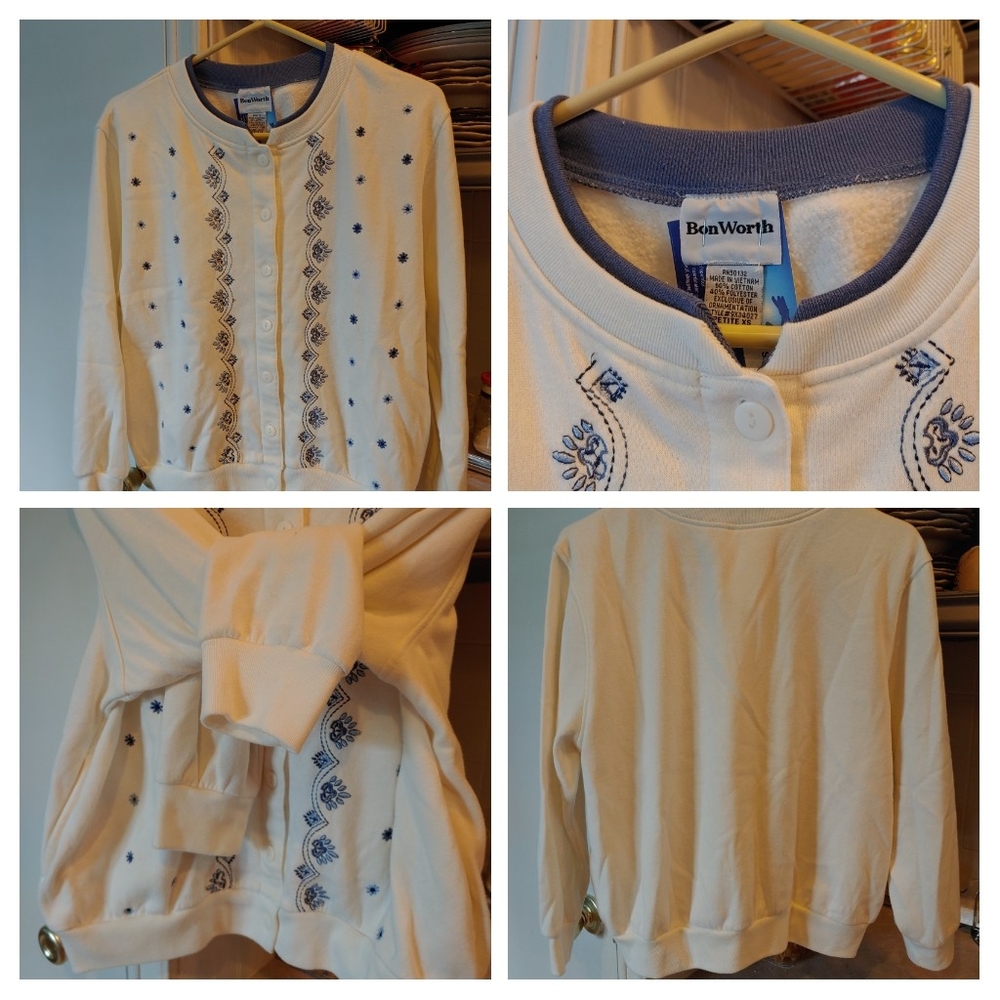 Bon Worth sweatshirt jacket